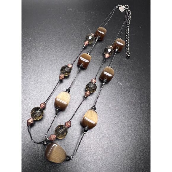 Lia Sophia Jewelry - Lia Sophia Two-strand Station Necklace
